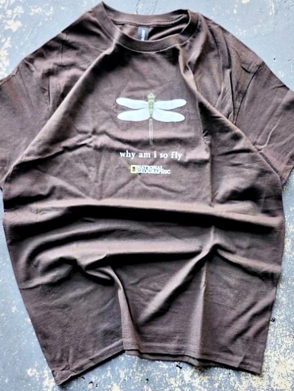 National Geographic Why Am I So Fly Dragonfly T-Shirt Gildan